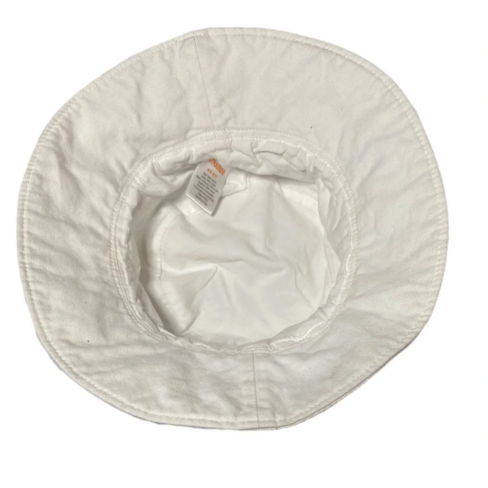 NWOT Gymboree Seahorse White Bucket Hat 4/5 Toddler